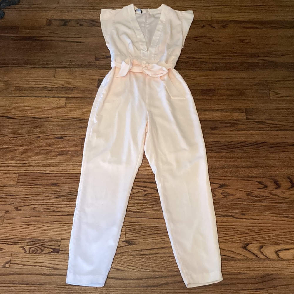 Bebe pink jumpsuit - Picture 1 of 8